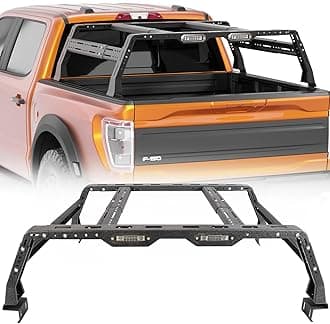Truck Bed Racks Compatible with Dodge Ram 1500,Tacoma,Tundra,Jeep Gladiator JT, Chevy Silverado,Chevrolet Colorado,Ford Ranger,Frontier,Titan,Ford F-150 & Raptor,Overland Bed Rack