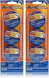 PIC Indoor/Outdoor Metal Ant Traps, 3 Count (2 Pack) - 6 Total Traps