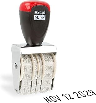 ExcelMark #1.5 Rubber Stamp Line Dater