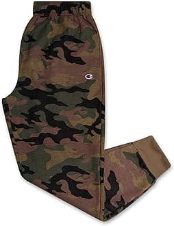 ChampionMen's Big and Tall All Over Camo Print Fleece Jogger Sweatpants