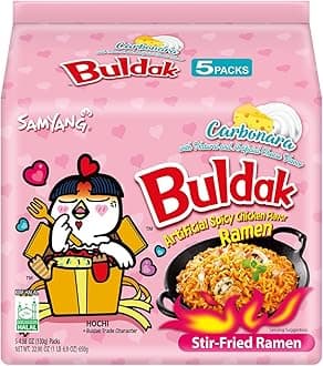 Samyang Carbo Hot Chicken Flavor Ramen 5 x 130g