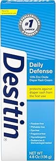 Rapid Relief Zinc Oxide Diaper Rash Cream, 4.8 oz