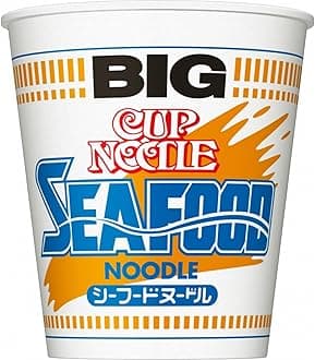 Cup Noodles Seafood Noodle Big, 105g x 12 pieces [Nissin Foods Cup Noodles, Cup Ramen, Instant, Large Portion BIG]