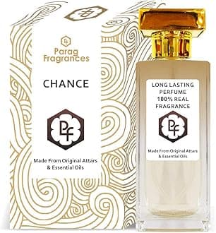 - Parag Fragrances Chance Eau De Perfume 60ml (Unisex) Long Lasting Perfume With Imported Crystal Glass Bottle
