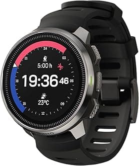 - Ocean Dive Computer, GPS Multisport Watch for Training, Underwater Route Tracking & Wireless Tank Pressure Monitor, AMOLED Touchscreen, Dualband GNSS, Offline Map, 26D Battery Life, Steel Black