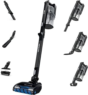 Vertex Pro Cordless Vacuum Cleaner with HEPA Filter, Lightweight, Portable, Removable Handheld, Self Cleaning DuoClean PowerFins, 120-min Runtime, IQ Display, Black/Silver, IZ682H