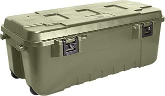 PLANO Sportsman's Trunk - Large 102ltr,Olive Drap Green, Military-Grade Storage Box with Lid, Heavy Duty, Large, Camping & Army Storage Trunks, Perfect for Hunting, Paintball, Airsoft or Home Storage