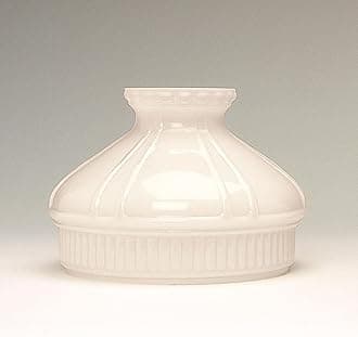 Aladdin Champagne Glass Oil Lamp Shade, Elegant Vintage-Style Shade for Oil Lamps, Requires Shade Ring, Adds Warm Glow and Charm to Home Decor, 10 inch