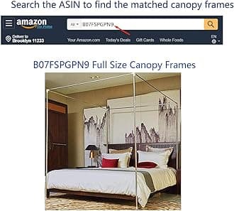 Mengersi Bed Canopy, Bed Curtain, Luxurious, Cozy Net Curtain, Cute Princess Bedroom Decoration, Accessory, Full Size Bed, Sky Blue