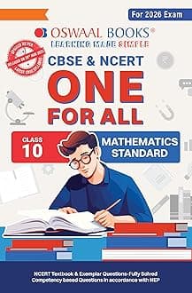Oswaal CBSE & NCERT One for All Class 10 Mathematics Standard (For 2026 Exam)