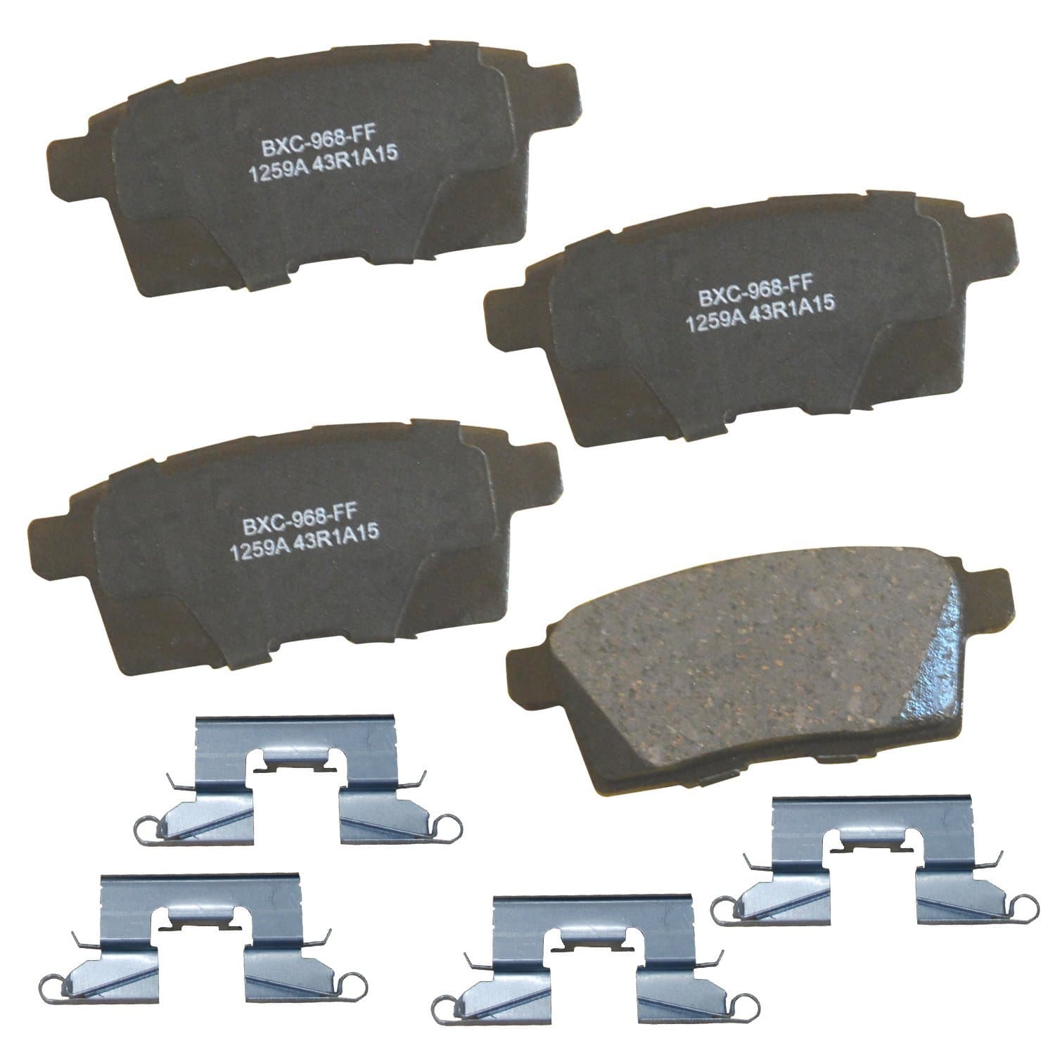 BENDIX SBC1259A Stop By Brake Pad, 4 Pack