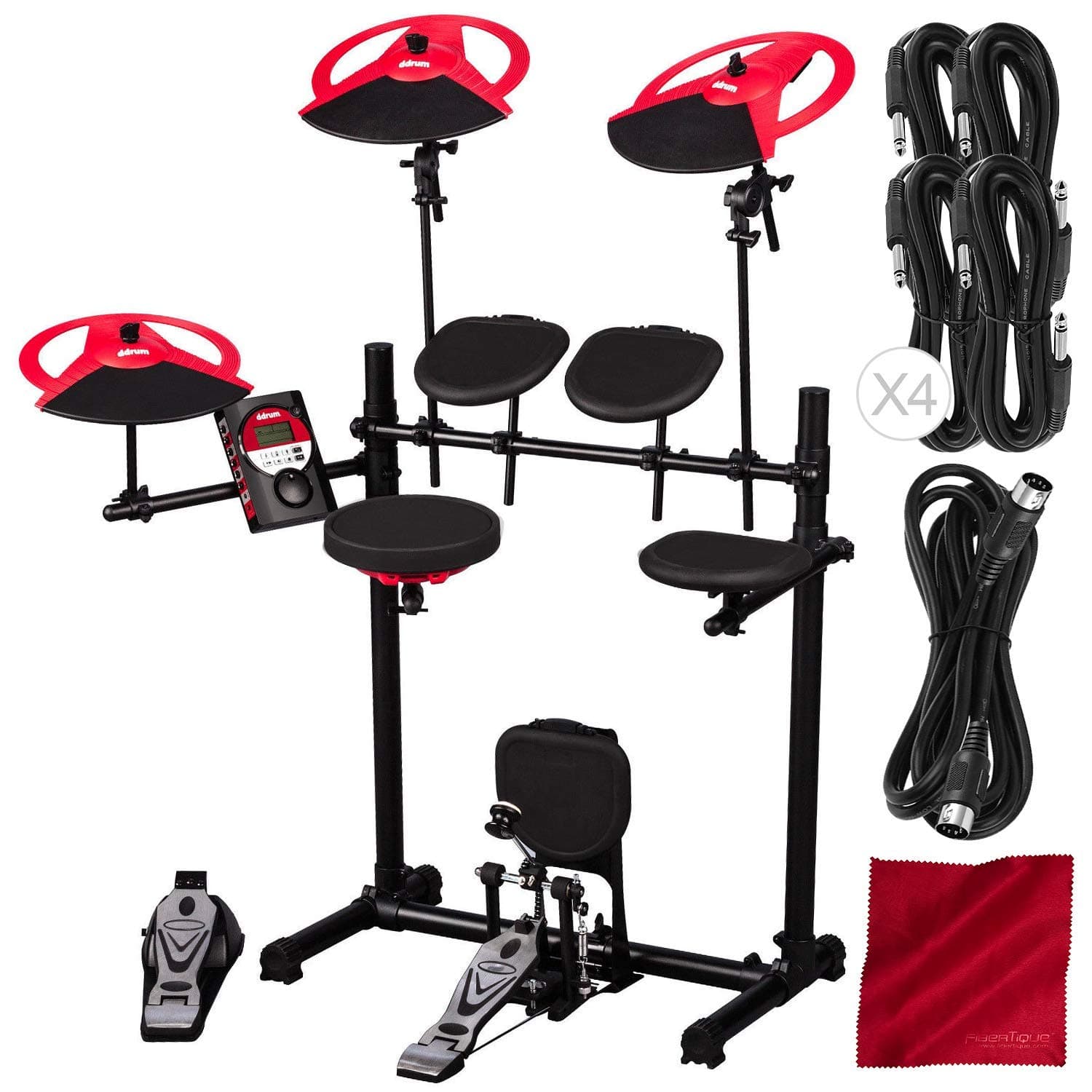 Ddrum DD BETA XP2 Complete Electronic Drum Set with Accessory Bundle