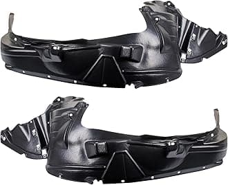 TRQ Inner Fender Liner Set Compatible with 2012 Honda Ridgeline HO1248125 HO1249156