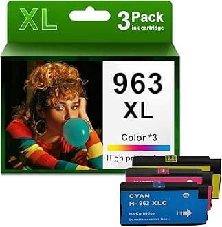 963XL 967XL Ink Cartridge Works Combo Pack Replacement for HP OfficeJet Pro 9020 9022 9025 9010 Printers Ink Cartridges,Color