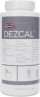 Urnex Dezcal Coffee and Espresso Machine Descaler Activated Scale Remover - 900g Bottle - Fast Effective Descaling Of Boilers and Heating Elements Faucets Spray Heads Milk Systems