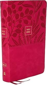 Nkjv, Reference Bible, Personal Size Large Print, Leathersoft, Pink, Red Letter Edition, Comfort Print: Holy Bible, New King James Version