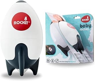Rockit Rocker (AA Battery Version) - Baby Sleep Aid Gently Rocks Any Stroller or Buggy, Adjustable Speed with 60 Minute Timer - Fits All Pushchairs & Prams to Create a Portable Baby Bouncer