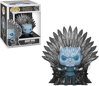 Funko POP!. Deluxe: Game 0: Night King Sitting On Throne, One Size - Game Of Thrones - Collectable Vinyl Figure For Display - Gift Idea - Official Merchandise - Toys For Kids & Adults - TV Fans