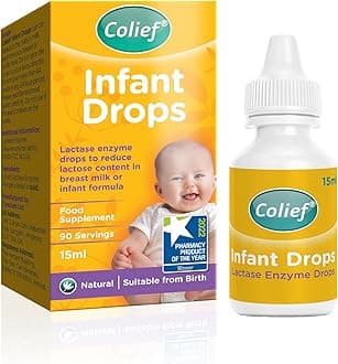 Infant Drops | Lactase Enzyme Drops | Natural Colic Relief for Babies | Reduces Bloating, Wind and Crying | (15ml)
