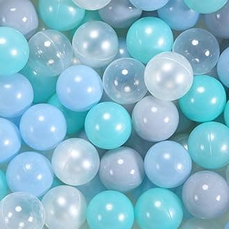 GOGOSO Playpen Balls for GirlsToddlers for Playhouse, Baby Pool, Play Ball Fun Centers, for Babies, Kids, Toddlers 1-3, Phthalate Free BPA Free 100pcs