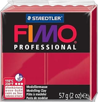Staedtler Fimo Professional Soft Polymer Clay, 2 oz, Carmine by Staedtler