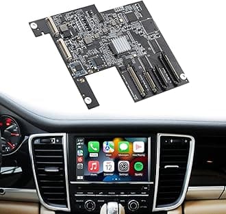 ISUDAR 2023 New PCM 3.1 Wireless Carplay & Android Auto Module for Porsche Panamera Cayenne Macan Cayman Boxster 911 718 Support Reverse Camera Parking Sensor Mirror Link Steering Wheel Control