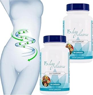 15 Day Gut Cleanse - Gut and Colon Support for Women and Men (2pcs)