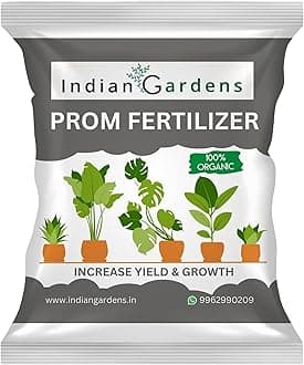 Indian Gardens - PROM Fertilizer | Phosphate Rich Organic Manure | Strong Root Growth & Flower Booster | Improves Soil Fertility - 900 Grams