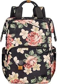 Hap Tim Carry on Backpack for Travel, Womens Laptop Backpack, Travel Backpack for Women, Work bag, Nurse Backpack, Nurses Week Gifts for Women（7651-BF）