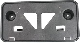 I-Match Auto Parts Front License Plate Frame Bracket Tag Holder Black Textured Finish for 2007 2008 2009 2010 Ford Edge 7T4Z17A385AA FO1068126