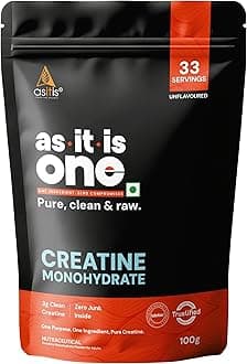 Creatine Monohydrate USA Labdoor Certified for Accuracy & Purity Pre-Workout Improves Muscle Mass & Recovery and Reduces Muscle Fatigue No Flavors Added , 250 grams