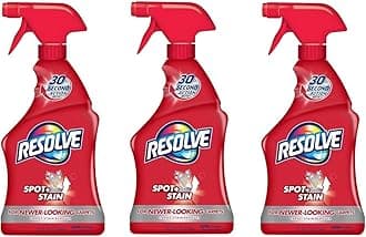 ResolveCarpet Spot & Stain Remover, 22 fl oz Bottle, Carpet Cleaner (Pack of 3)