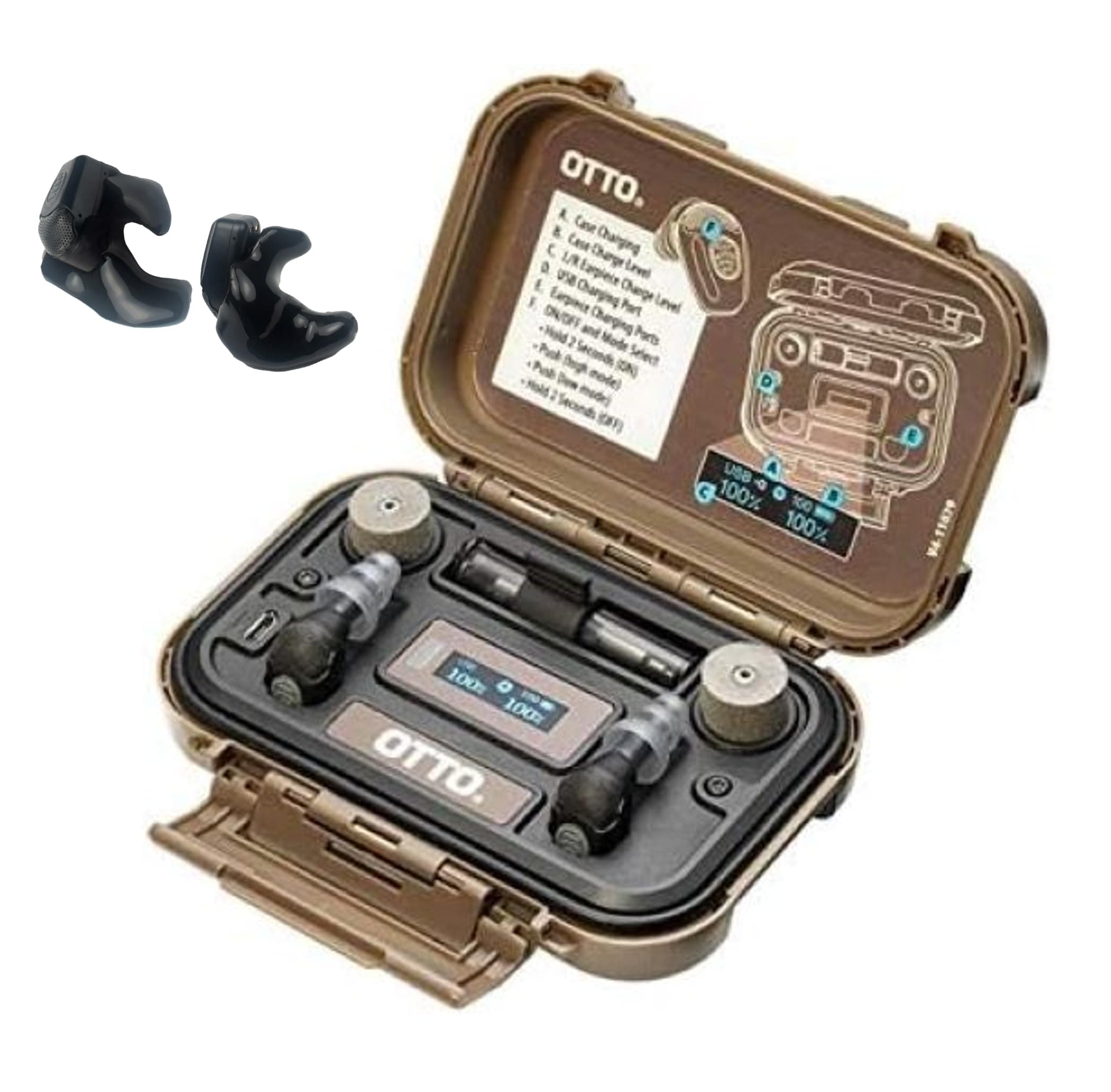 WildEar OTTO Engineering NoizeBarrier Micro Plus Custom Tip - Ear Impression Kit Included (Ear Impression Required)