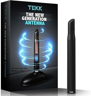 Short Antenna Compatible with 2006-2026 Chevy Silverado 1500 / GMC Sierra 1500 / Designed for Optimized FM/AM Reception / 4.8 Inches