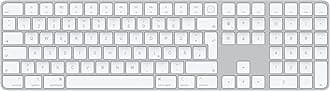 Apple Magic Keyboard with Touch ID and Numeric Keypad (for Mac computers with Apple silicon) - German - Silver