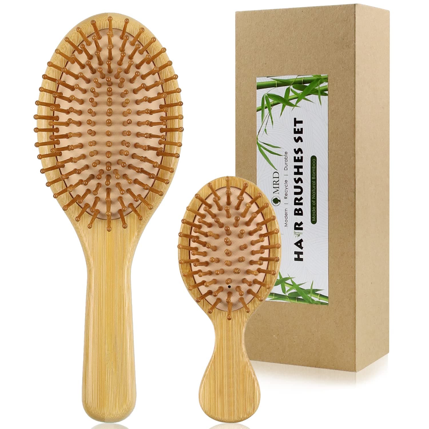 2 Pcs Bamboo brushes
