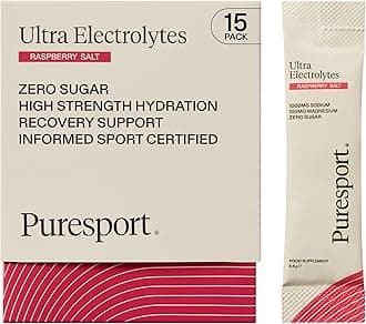 Ultra Electrolytes (Raspberry Salt/15 Sachets) | Science-Backed Electrolytes Powder | Optimises Hydration | Supports Muscle Function | No Added Sugar