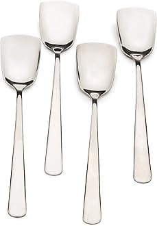 Ice Cream Tool Collection, Dishwasher Safe, Large Handle, Spoons, 4 Piece