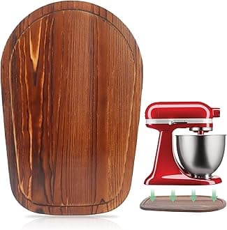 Mixer Slider Compatible with Kitchen aid Mini 3.5 Qt Tilt-Head Stand Mixe - Kitchen Countertop Storage Mover Sliding Caddy for Kitchen Aid Artisan Mixer (3.5 QT - Brown)