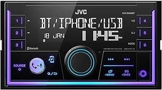 - KW-SX88BT Bluetooth Double Din Digital Media Car Stereo with Shallow Chassis, Variable Color Dsplay, Front USB and Aux, Powerful Amplifier, AM/FM Radio, Perfect OEM Replacement for Your Vehicle