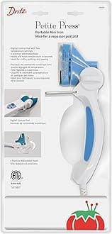 Dritz 29500 Petite Press Portable Mini Iron,White