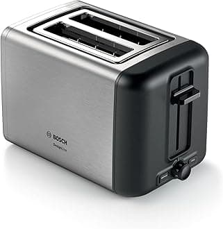 DesignLine Stainless Steel Toaster, Two Slice - Silver, TAT3P420GB