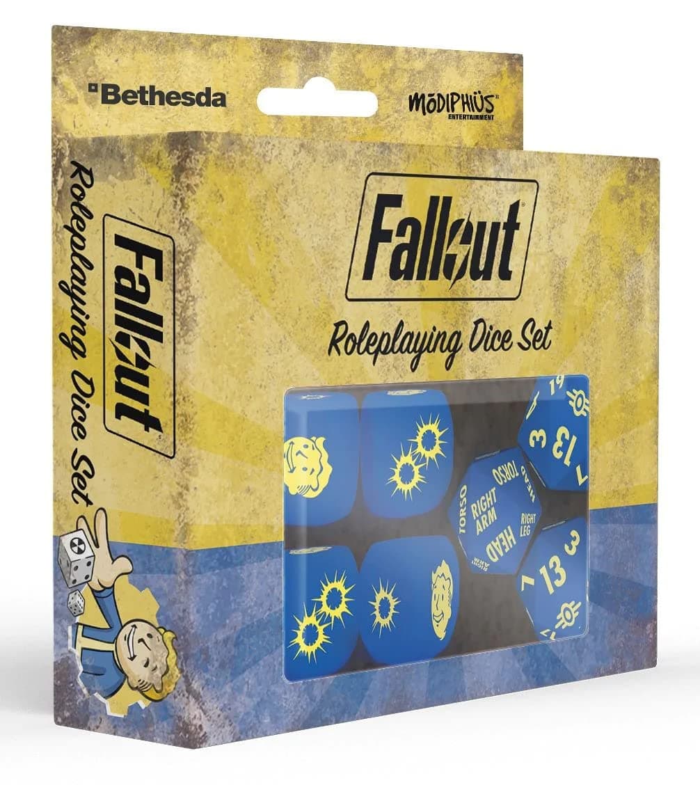 Modiphius Fallout: The Roleplaying Game Dice Set,Various