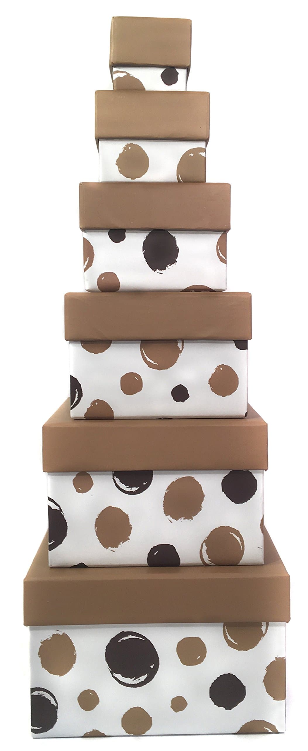 Nested Gift Box Tower 6 Tier| Empty Bulk Wholesale Boxes