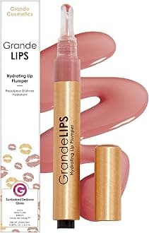 Grande Cosmetics GrandeLIP Plumper Hydrating Lip Plumper, Gloss Finish, Sunbaked Sedona, Gold
