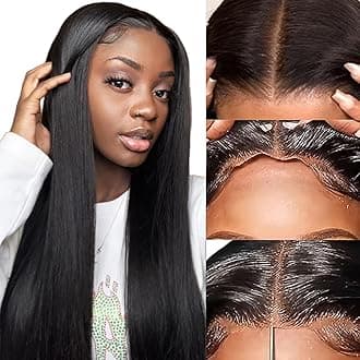 Glueless Wigs Human Hair Pre Plucked 26 Inch Straight Lace Front Wigs Human Hair For Black Women 180% Density Hd Lace Frontal 4x4 HD Lace Wear And Go Glueless Wig For Beginner.