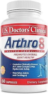 U.S. Doctors’ Clinical Arthro8 - Doctor-Formulated Joint Supplement + Hyaluro...
