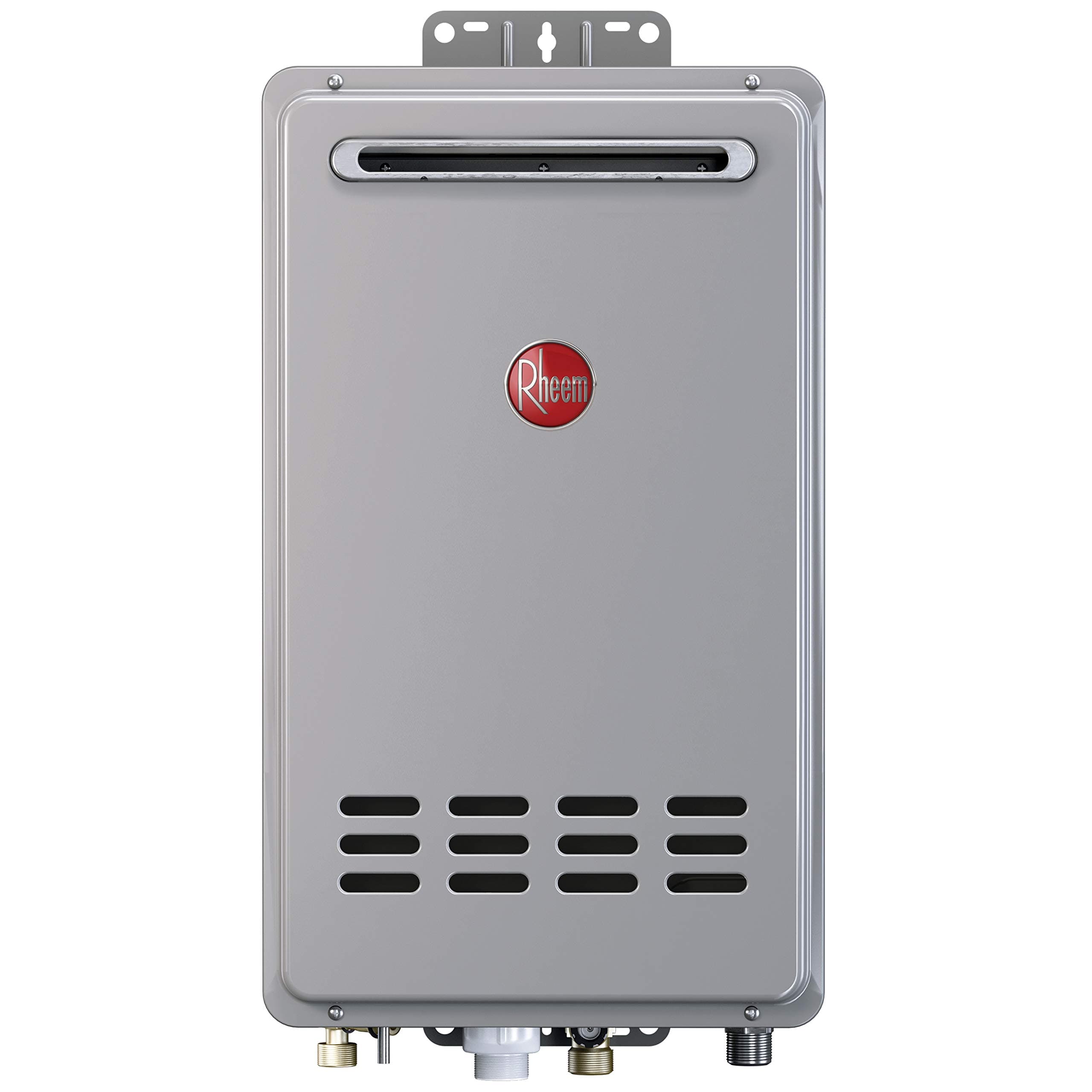 Rheem RRTG70XLN1691541 7 GPM 150000 BTU 120 Volt Natural Gas Whole House Outdoor Tankless Water Heater Stainless Steel