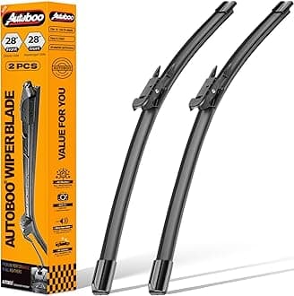 AUTOBOO Replacement for 2013-2020 Ford Escape Edge Focus 13-19 Fusion 28"+28" Pinch Tab Windshield Wiper Blade Set-Factory OE Style