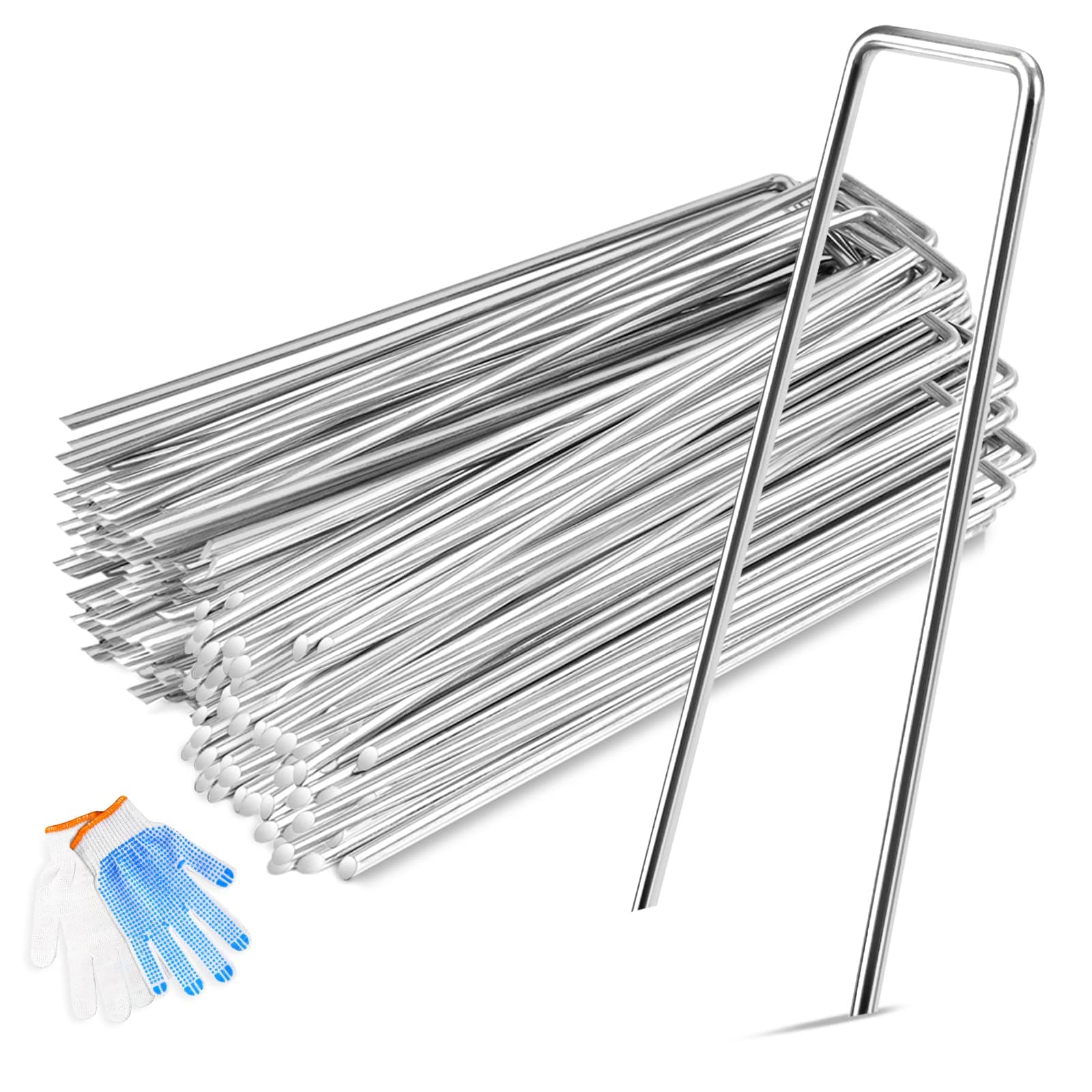 100 PCS Galvanized Staples